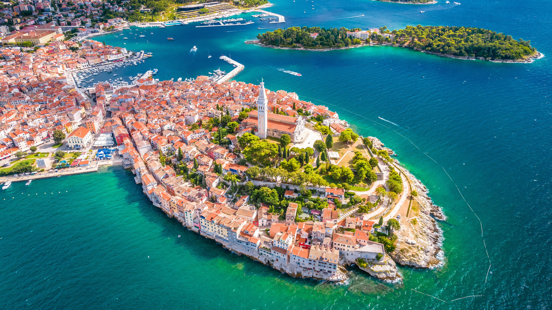 Rovinj aerial